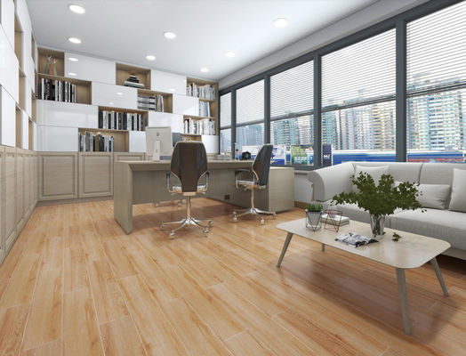 Купить 150х900мм Матовые деревянные фарфоровые плитки в каки-коричневом цвете онлайн изготовление