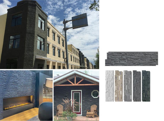 Купить Искусственный камень из полиуретана Slate Grey, кирпич 1160x300x30 мм онлайн изготовление