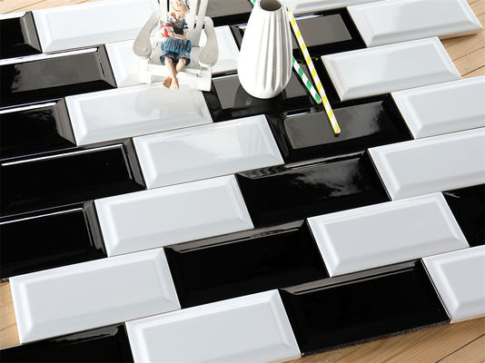 Купить Черно-белая керамическая плитка для стен 75x152 мм для кухни онлайн изготовление