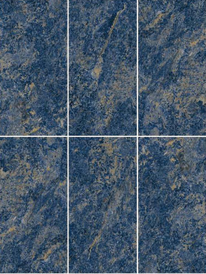 Купить Тёмно-синий 600x1200 мм Внешний полный полированный остекленный шторный стен Порцелановые плитки для сада и отеля онлайн изготовление