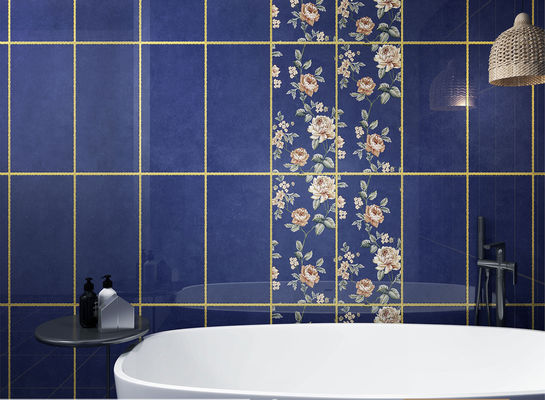 Купить Антибактериальная керамическая настенная плитка с золотым покрытием 300x600 мм онлайн изготовление