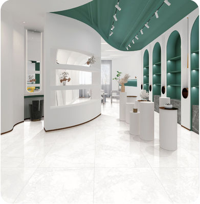 Купить Плитка напольная из мягкого глазурованного фарфора белого цвета 600x1200 мм, сорт AAA онлайн изготовление