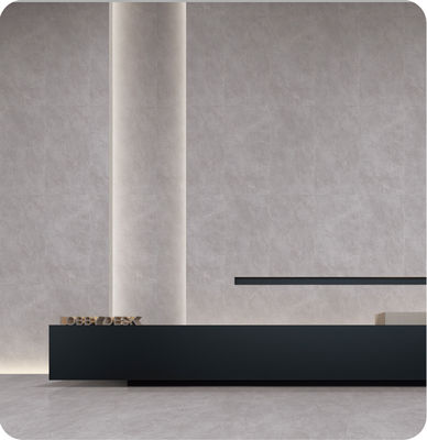 Купить Отпорная к пятнам и антибактериальная серая матовая фарфоровая плитка 750x1500 мм для гостиной и ванной комнаты онлайн изготовление