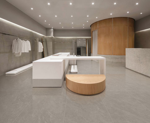 Купить Плитка из мягкого глазурованного фарфора серого цвета 24x48 для внутренних полов и стен онлайн изготовление