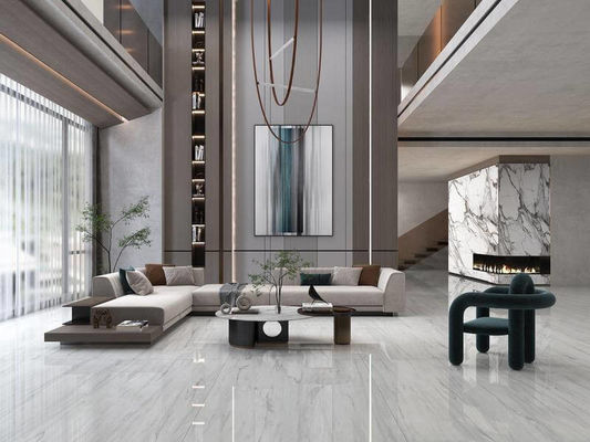 Купить 1200x1200 мм белая полированная глазированная фарфоровая плитка 0,05% WA онлайн изготовление