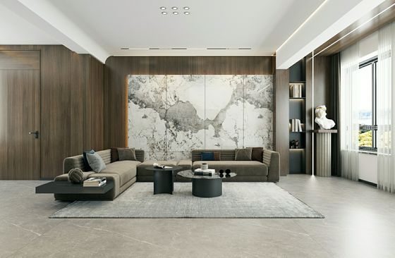 Купить Белая полированная глазированная фарфоровая плитка 900х1800 мм для пола и стены онлайн изготовление