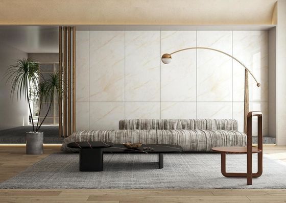 Купить Светло-желтый полированный глазированный фарфоровый плитка 900x1800 мм онлайн изготовление