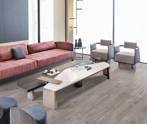 Купить Нескользящая коричневая деревянная керамогранитная плитка 250x1500 мм, класс AAA онлайн изготовление