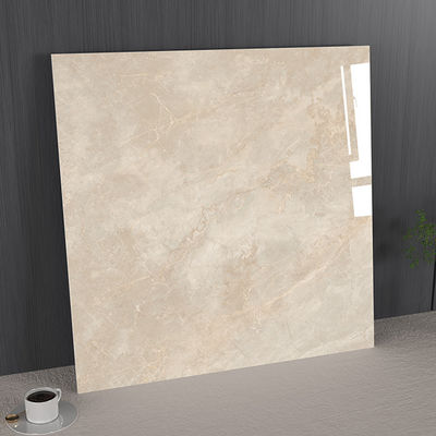 Купить Антибактериальная, устойчивая к пятнам напольная плитка для помещений, светло-коричневая, 1000x1000 мм, полированный глазурованный керамогранит для гостиной и столовой онлайн изготовление