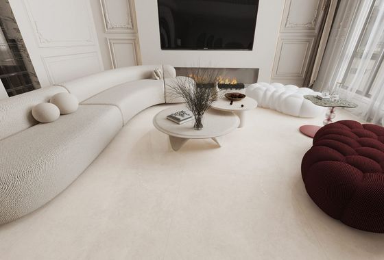 Купить Бежевые нескользящие экологически чистые плитки 1000x1000 мм для внутреннего пола полированная глазурная фарфоровая плитка для реконструкции и ресторана онлайн изготовление