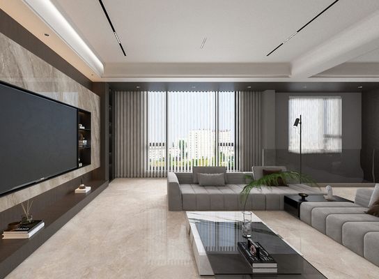 Купить Светло-коричневая полированная глазурованная фарфоровая плитка 1м x 1м для внутренней отделки, устойчивая к царапинам, для ремонта и спальни онлайн изготовление