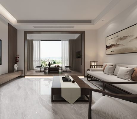 Купить Серый песчаник 1mx1m Декоративный внутренний пол Полированная глазурная фарфоровая плитка Для гостиниц и проектов онлайн изготовление