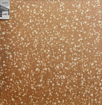 Купить Керамическая напольная плитка терраццо Firebrick Brown 600x600 мм для ванной и балкона онлайн изготовление