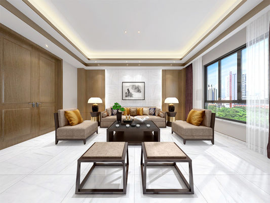 Купить Полированный фарфоровый керамогранит Carrara White 800x800 мм, сорт AAA онлайн изготовление