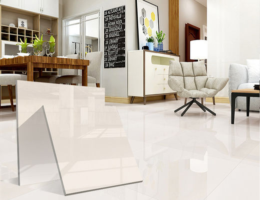 Купить 9.5mm отполированные плитки фарфора 24X24' упрощают Vitrified Soluble соль цвета слоновой кости 800x800mm онлайн изготовление
