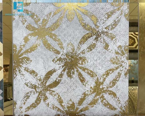 Купить Плитки пола фарфора высокого золота лоска декоративные 600X600MM онлайн изготовление