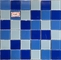 плитки мозаики голубого цвета плиток мозаики бассейна 48С48ММ стеклянные