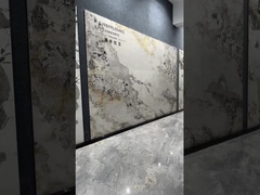 900х1800х9мм Полированные остекленные плитки нескользящие светло-желтые плитки для гостиной