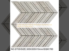 Мозаика для бассейна Grade AAA и Firebrick 305x305 мм