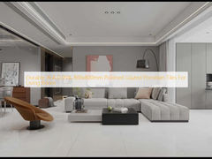 Прочные W.A 0.05% 800x800 мм Полированные глазурованные фарфоровые плитки для гостиной