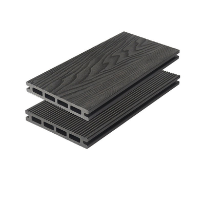 3D глубоко выбило украшать WPC всходит на борт сада 145x22mm украшая серого проектируя