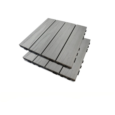 серый цвет панели пола 30x30mm деревянный пластиковый составной сшил строя на открытом воздухе балкон планки доски WPC
