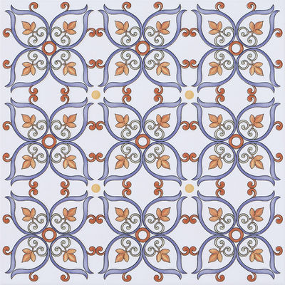 Белая и красная керамическая рустикальная плитка 20x20 см, нескользящая