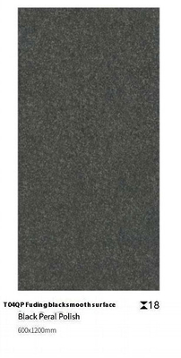 Черная 600x1200 мм глиняная плитка для бассейна толщиной 18 мм