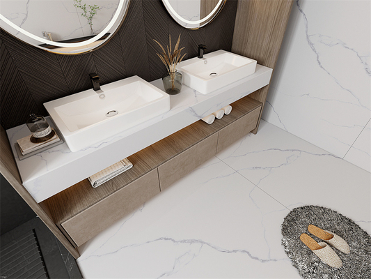 Устойчивая к кислотам Каррара Метт Синтерированная каменная плитка 1420x2700 мм