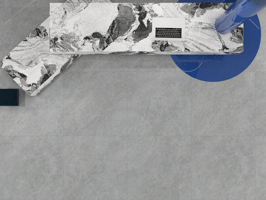 Серая мраморный вид 1200x1200x9 мм противоскользящей плитки и кирпичной наружной пол полированный остекленный фарфоровой плитки для строительства