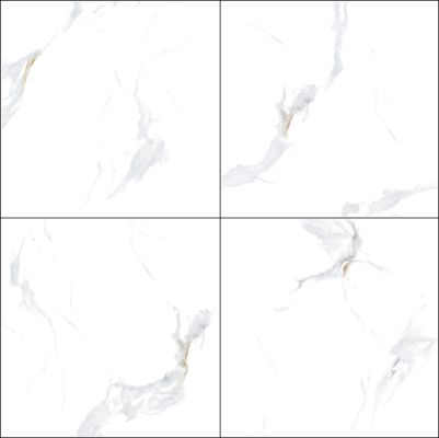 Полированный фарфоровый керамогранит Carrara White 800x800 мм, нескользящий