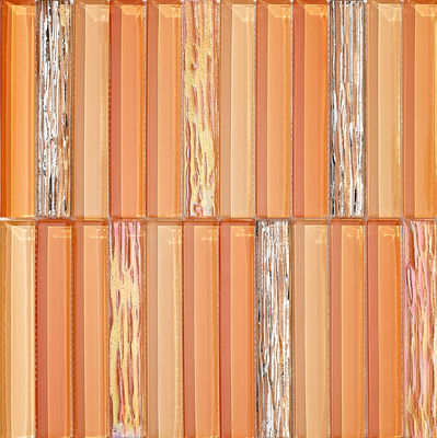 Противопоказуемые к пятнам коричневые стеклянные мозаики размером 300х300 мм для реконструкции и столовой