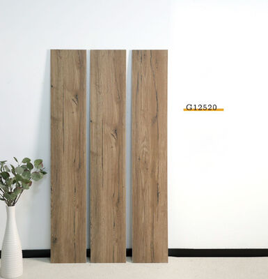 Браун потрясающие 200x1200 мм внутренних фарфоровых напольных плиток для гостиной и спальни