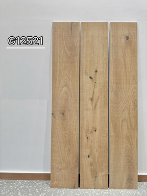 Экологичные желтые напольные керамогранитные плитки 200x1200 мм для столовой и офиса