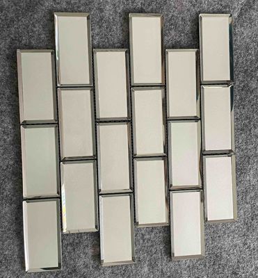 Плитка мозаики метро иризации 1.36kgs стеклянная, плитки пола оформления Countertop 300x300mm