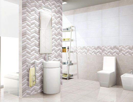 Плитка камня внутренней стены 0.09W.A 30x60cm, серая стена Bathroom 100m2 кроет застекленное зеркало черепицей