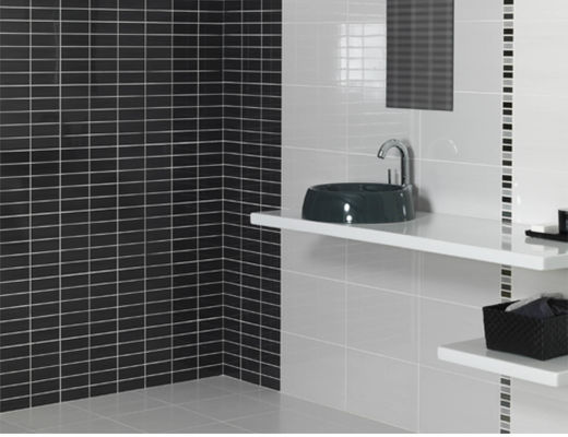 Bathroom белое черное лоснистое 14kgs/Ctn кухни плиток метро PRIMERA 10x20cm керамический