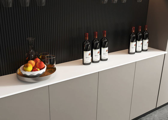 Чистые белые или черные спеченные каменные плиты для Countertop кухни